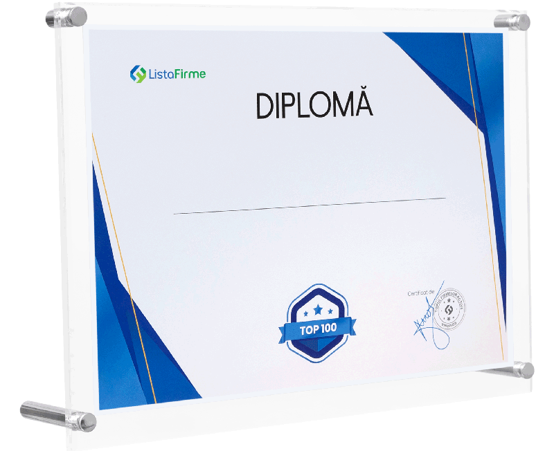 diploma firma in top 100 profit romania intreprinderi foarte mari