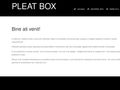 pleatbox